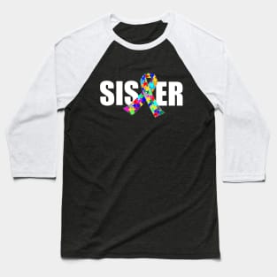 Autism Sister Baseball T-Shirt